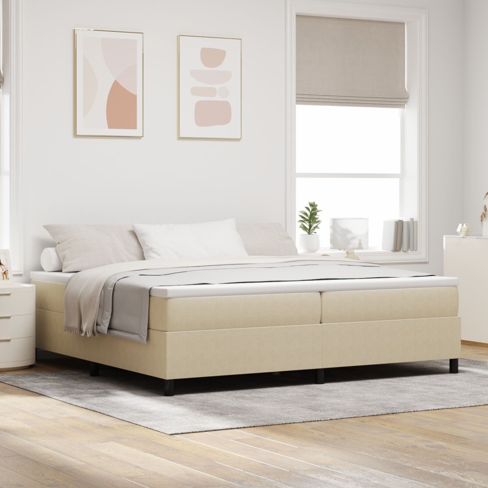vidaXL Pat cu arcuri Gri Verde 200 x 200 cm Țesătură de catifea
