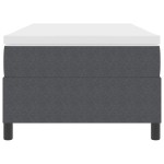 vidaXL Pat cu arcuri Gri închis și Alb 203 x 90 x 60 cm vidaXL Pat cu arcuri Gri închis și Alb 203 x 90 x 60 cm