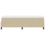 vidaXL Pat cu arcuri Gri deschis și alb. 203 x 100 x 60 cm vidaXL Pat cu arcuri Gri deschis și alb. 203 x 100 x 60 cm