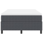 vidaXL Pat cu arcuri Gri închis și Alb 203 x 120 x 60 cm vidaXL Pat cu arcuri Gri închis și Alb 203 x 120 x 60 cm