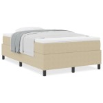 vidaXL Pat cu arcuri Gri deschis și alb. 203 x 120 x 60 cm vidaXL Pat cu arcuri Gri deschis și alb. 203 x 120 x 60 cm