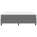 vidaXL Pat cu arcuri Gri deschis și alb. 203 x 180 x 60 cm vidaXL Pat cu arcuri Gri deschis și alb. 203 x 180 x 60 cm