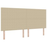vidaXL Pat cu arcuri Manual Gri deschis și alb. 203 x 200 x 128 cm vidaXL Pat cu arcuri Manual Gri deschis și alb. 203 x 200 x 128 cm