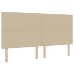 vidaXL Pat cu arcuri Manual Gri deschis și alb. 203 x 200 x 128 cm vidaXL Pat cu arcuri Manual Gri deschis și alb. 203 x 200 x 128 cm
