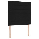 vidaXL Tăblie cap cu headboard Manual Negru 100 cm țesătură