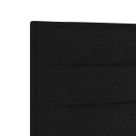 vidaXL Tăblie cap cu headboard Manual Negru 100 cm țesătură
