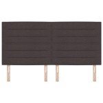 vidaXL Tăblie cap cu headboard Manual Maro închis 180 cm țesătură