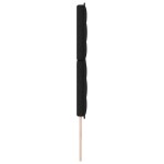 vidaXL Tăblie cap cu headboard Manual Negru 200 cm țesătură