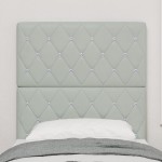 vidaXL Tăblie din Catifea Argyle Manual Gri deschis 80 cm Catifea vidaXL Tăblie din Catifea Argyle Manual Gri deschis 80 cm Catifea