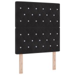 vidaXL Tăblie din Catifea Argyle cu headboard Negru 80 cm Catifea vidaXL Tăblie din Catifea Argyle cu headboard Negru 80 cm Catifea