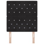 vidaXL Tăblie din Catifea Argyle cu headboard Negru 80 cm Catifea vidaXL Tăblie din Catifea Argyle cu headboard Negru 80 cm Catifea