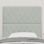 vidaXL Tăblie din Catifea Argyle Manual Gri deschis 90 cm Catifea vidaXL Tăblie din Catifea Argyle Manual Gri deschis 90 cm Catifea