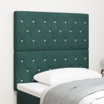 vidaXL Tăblie din Catifea Argyle Manual Verde închis 90 cm Catifea vidaXL Tăblie din Catifea Argyle Manual Verde închis 90 cm Catifea