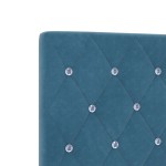 vidaXL Tăblie din Catifea Argyle Manual Albastru închis 90 cm Catifea vidaXL Tăblie din Catifea Argyle Manual Albastru închis 90 cm Catifea