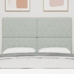 vidaXL Tăblie din Catifea Argyle Manual Gri deschis 140 cm Catifea vidaXL Tăblie din Catifea Argyle Manual Gri deschis 140 cm Catifea