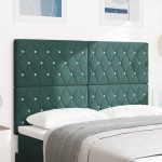 vidaXL Tăblie din Catifea Argyle Manual Verde închis 140 cm Catifea vidaXL Tăblie din Catifea Argyle Manual Verde închis 140 cm Catifea