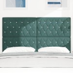 vidaXL Tăblie din Catifea Argyle Manual Verde închis 140 cm Catifea vidaXL Tăblie din Catifea Argyle Manual Verde închis 140 cm Catifea