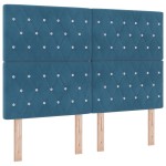 vidaXL Tăblie din Catifea Argyle Manual Albastru închis 160 cm Catifea vidaXL Tăblie din Catifea Argyle Manual Albastru închis 160 cm Catifea
