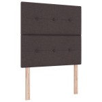 vidaXL Tăblie cap cu headboard Manual Maro închis 80 cm țesătură