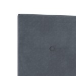 vidaXL Tăblie cap Pe perete cu headboard Gri închis 80 cm Catifea vidaXL Tăblie cap Pe perete cu headboard Gri închis 80 cm Catifea
