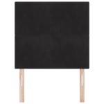 vidaXL Tăblie cap Pe perete cu headboard Manual Negru 80 cm Catifea vidaXL Tăblie cap Pe perete cu headboard Manual Negru 80 cm Catifea