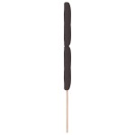 vidaXL Tăblie cap cu headboard Manual Maro închis 90 cm țesătură