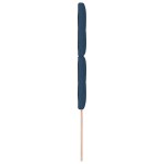 vidaXL Tăblie cap cu headboard Manual albastru 90 cm țesătură