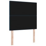 vidaXL Tăblie cap cu headboard Manual albastru 90 cm țesătură