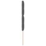 vidaXL Tăblie cap cu headboard Manual Gri închis 100 cm țesătură