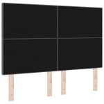vidaXL Tăblie cap cu headboard Manual Gri închis 160 cm țesătură