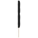 vidaXL Tăblie cap cu headboard Manual Negru 160 cm țesătură