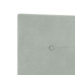 vidaXL Tăblie cap Pe perete cu headboard Gri deschis 160 cm Catifea vidaXL Tăblie cap Pe perete cu headboard Gri deschis 160 cm Catifea