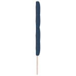 vidaXL Tăblie cap cu headboard Manual albastru 180 cm țesătură