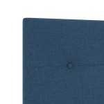 vidaXL Tăblie cap cu headboard Manual albastru 180 cm țesătură