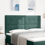 vidaXL Tăblie cap Pe perete cu headboard Verde închis 180 cm Catifea vidaXL Tăblie cap Pe perete cu headboard Verde închis 180 cm Catifea