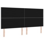 vidaXL Tăblie cap cu headboard Manual Gri deschis 200 cm țesătură