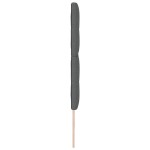 vidaXL Tăblie cap cu headboard Manual Gri închis 200 cm țesătură