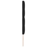 vidaXL Tăblie cap cu headboard Manual Negru 200 cm țesătură