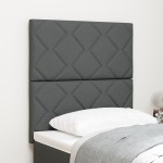 vidaXL Tăblie din Țesătură Geometric Manual Gri închis 80 cm țesătură vidaXL Tăblie din Țesătură Geometric Manual Gri închis 80 cm țesătură