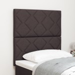 vidaXL Tăblie din Țesătură Geometric Manual Maro închis 80 cm țesătură vidaXL Tăblie din Țesătură Geometric Manual Maro închis 80 cm țesătură