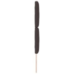 vidaXL Tăblie din Țesătură Geometric Manual Maro închis 80 cm țesătură vidaXL Tăblie din Țesătură Geometric Manual Maro închis 80 cm țesătură