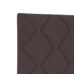 vidaXL Tăblie din Țesătură Geometric Manual Maro închis 80 cm țesătură vidaXL Tăblie din Țesătură Geometric Manual Maro închis 80 cm țesătură