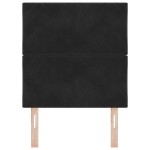 vidaXL Tăblie cap Pe perete Geometric cu headboard Negru 80 cm Catifea vidaXL Tăblie cap Pe perete Geometric cu headboard Negru 80 cm Catifea