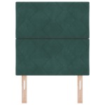 vidaXL Tăblie cap Pe perete Geometric Verde închis 80 cm Catifea vidaXL Tăblie cap Pe perete Geometric Verde închis 80 cm Catifea