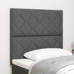 vidaXL Tăblie din Țesătură Geometric Manual Gri închis 90 cm țesătură vidaXL Tăblie din Țesătură Geometric Manual Gri închis 90 cm țesătură