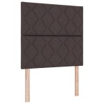 vidaXL Tăblie din Țesătură Geometric Manual Maro închis 90 cm țesătură vidaXL Tăblie din Țesătură Geometric Manual Maro închis 90 cm țesătură