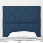 vidaXL Tăblie din Țesătură Geometric Manual albastru 90 cm țesătură vidaXL Tăblie din Țesătură Geometric Manual albastru 90 cm țesătură