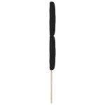 vidaXL Tăblie din Țesătură Geometric Manual Negru 100 cm țesătură vidaXL Tăblie din Țesătură Geometric Manual Negru 100 cm țesătură