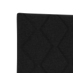 vidaXL Tăblie din Țesătură Geometric Manual Negru 100 cm țesătură vidaXL Tăblie din Țesătură Geometric Manual Negru 100 cm țesătură