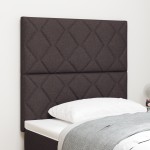 vidaXL Tăblie din Țesătură Geometric Maro închis 100 cm țesătură vidaXL Tăblie din Țesătură Geometric Maro închis 100 cm țesătură